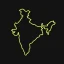 India map representing WithNeha digital marketing services across India